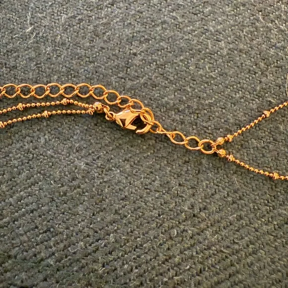 BETSEY JOHNSON!
Gold Frog Pendant Necklace with Leaf Charm - Picture 4 of 7